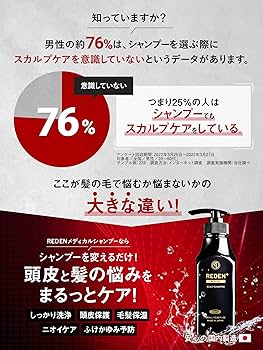 【お得な5点セット】 リデン　メディカル　スカルプローション(シャンプー2個付) REDEN 育毛剤 シャンプー セット 各2本 ヘアケアセット 薬用